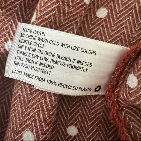 A New Day Brown Sleeveless Wrap Sundress - Picture 7 of 7